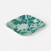Green Marble Papieren Bordje (Gebogen)