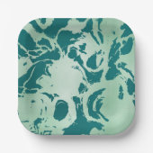 Green Marble Papieren Bordje (Voorkant)