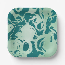 Green Marble Papieren Bordje