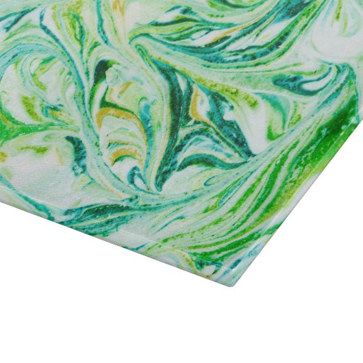 Green Marble Snijplank (Hoek)