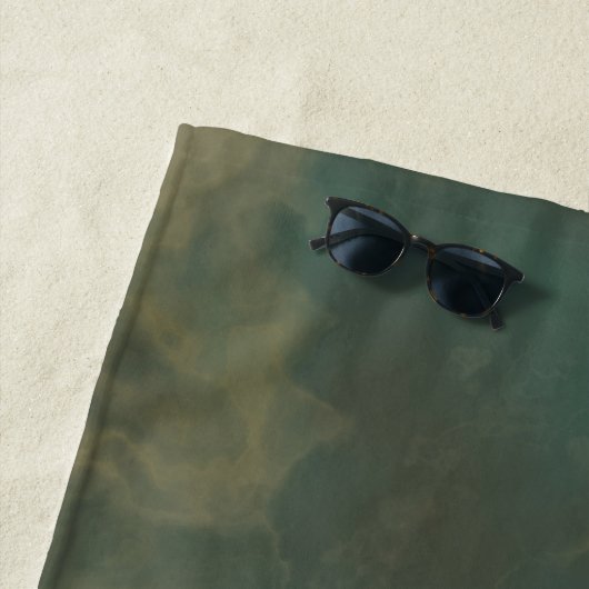 Green Marble Strandlaken (In situ)