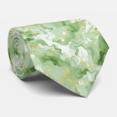 Green Marble Stropdas (Opgerold)