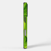 Green Marble Swirl Abstract Phone Case (Achterkant / Rechts)