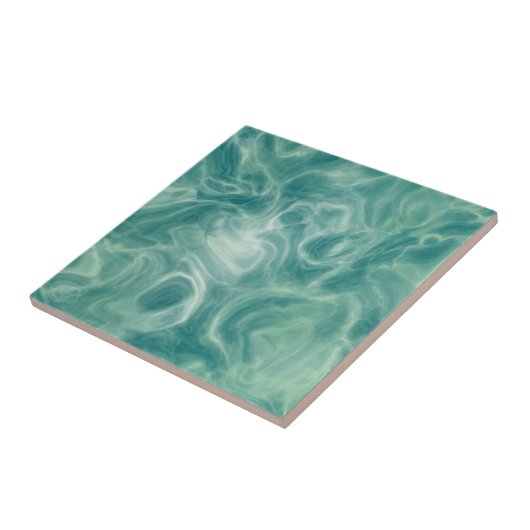 Green Marble Tegeltje (Zijkant)