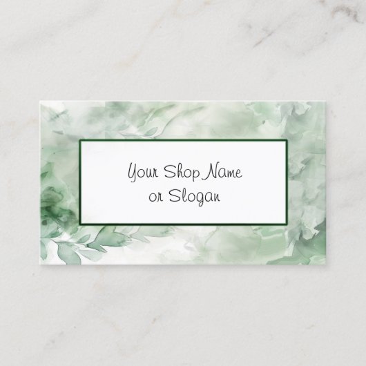 Green Marble Visitekaartje (Voorkant)