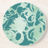 Green Marble Zandsteen Onderzetter (Voorkant)