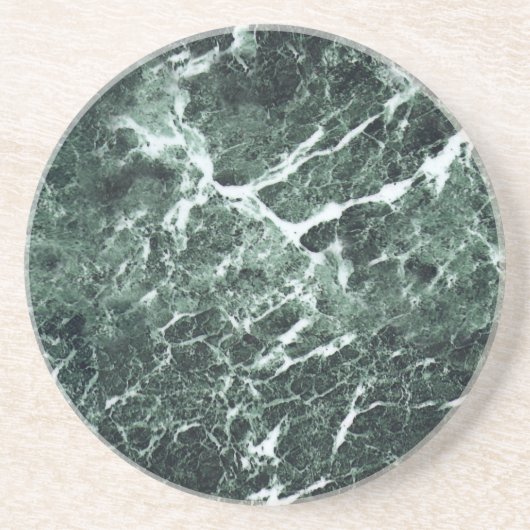 Green Marble Zandsteen Onderzetter (Voorkant)