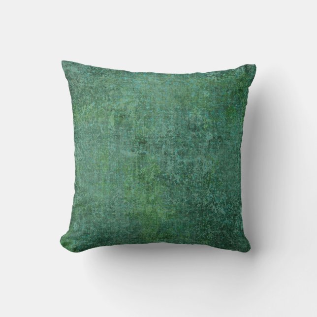 Green Marbleized Pillow Kussen (Voorkant)
