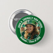 Green Marching Band Foto High School Brag Ronde Button 5,7 Cm (Voorkant /achterkant)