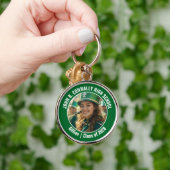 Green Marching Band Foto High School Spirit Sleutelhanger (Hand)