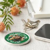 Green Marching Band Foto High School Spirit Sleutelhanger (Zijkant)