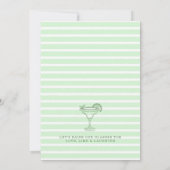 Green Margs and Matrimony Bachelorette Party Kaart (Achterkant)