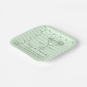 Green Margs and Matrimony Bachelorette Party  Papieren Bordje (Gebogen)