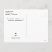 Green Married and Merry First Christmas Photo Feestdagenkaart (Achterkant)