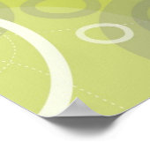 Green Martini Abstract Poster (Hoek)