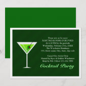 Green Martini Kaart (Voorkant / Achterkant)