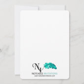 Green Martini St. Patricks Day Party Invitation Kaart (Achterkant)