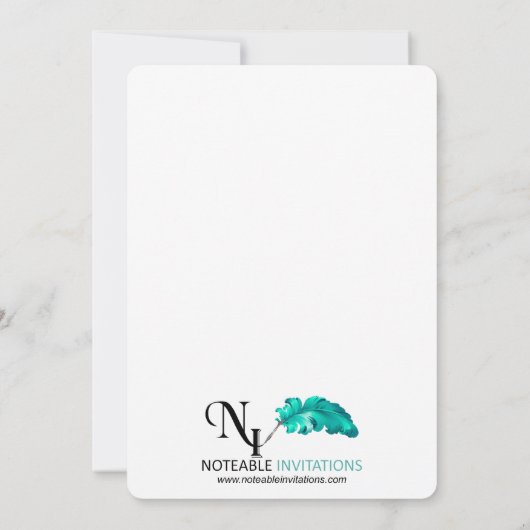 Green Martini St. Patricks Day Party Invitation Kaart (Achterkant)