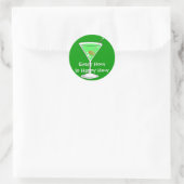 Green Martini Sticker (Tas)