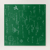 Green Mathematic Formulas and Equations Legpuzzel (Horizontaal)