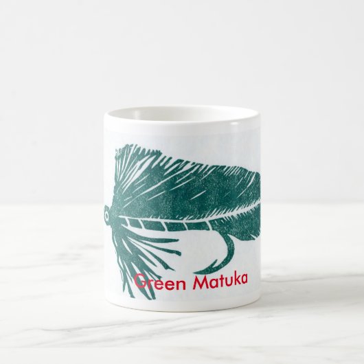 "Green Matuka" Klassieke forel Mok (Center)