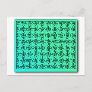 Green Maze Briefkaart