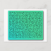 Green Maze Briefkaart (Voorkant)