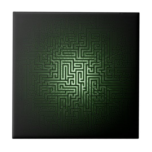 Green Maze Tegeltje (Voorkant)