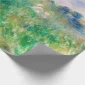 Green Meadow door Renoir Impressionist Painting Cadeaupapier (Hoek)