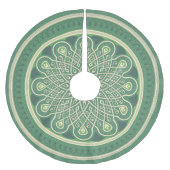Green Medallion Kerstboom Rok (Voorkant)