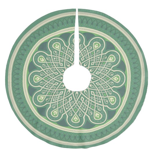Green Medallion Kerstboom Rok (Voorkant)