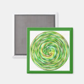 Green Meditation Magneet (Voorkant / Achterkant)