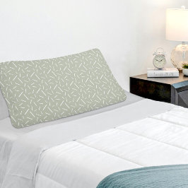 Green Memphis Pattern Pillowcase Kussensloop