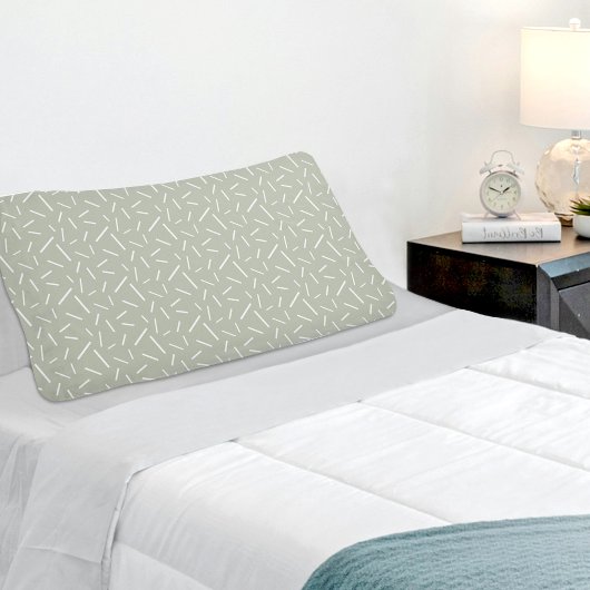 Green Memphis Pattern Pillowcase Kussensloop