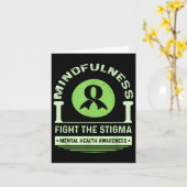 Green Mental Health Awareness Month Fight the Stig Kaart (Gele Bloem)