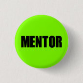 Green Mentor Ronde Button 3,2 Cm (Voorkant)
