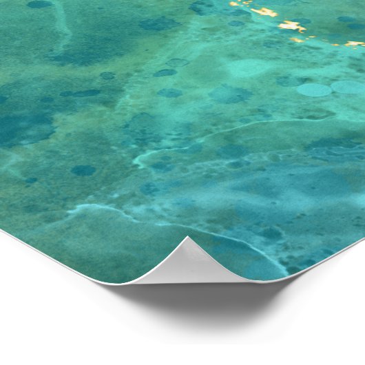 Green Mermaid Poster (Hoek)