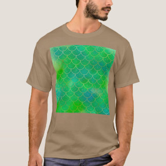 Green Mermaid Scales 1 T-shirt