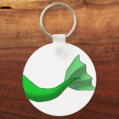 Green Mermaid Tail Sleutelhanger (Voorkant)