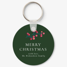 Green Merry Christmas Gepersonaliseerde Familie