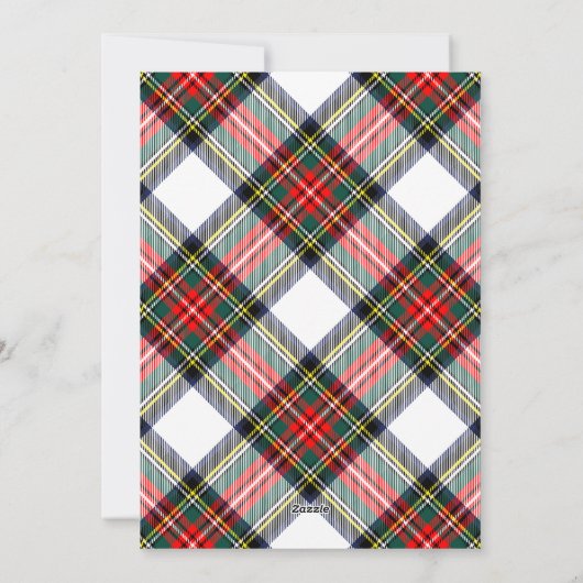 Green Merry Christmas Kalligrafie Script 3 Foto Feestdagenkaart (Achterkant)