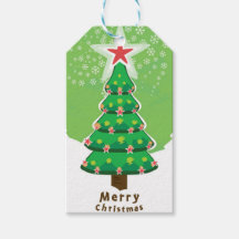 Green Merry Christmas Tree