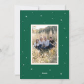 Green Merry Everything and a Happy Always  Feestdagenkaart (Achterkant)