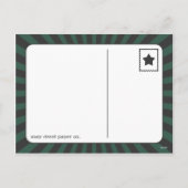 Green Merry Everything Vakantie Feestdagenkaart (Achterkant)