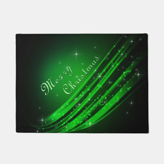 Green Merry kerst Deurmat (Voorkant)