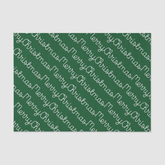 Green Merry-kersttissue paper Tissuepapier (Voorkant)
