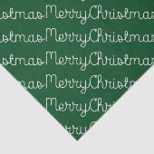 Green Merry-kersttissue paper Tissuepapier (Detail)