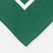 Green Merry Laxmas Personalized Lacrosse Christmas Fleece Deken (Hoek)