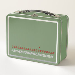 GREEN Metal Lunchbox van #METROPOLIM