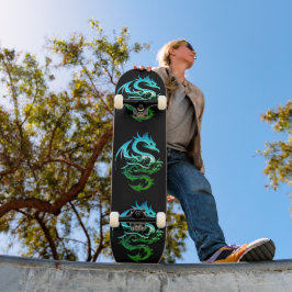 Green Metallic Dragon Persoonlijk Skateboard